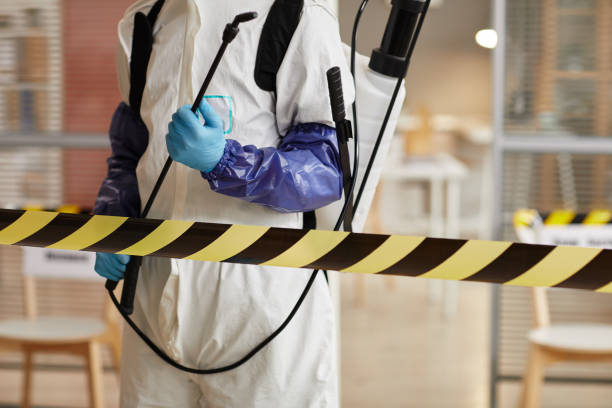 Professional Drug Lab Cleanup technician working in Dowling, MI